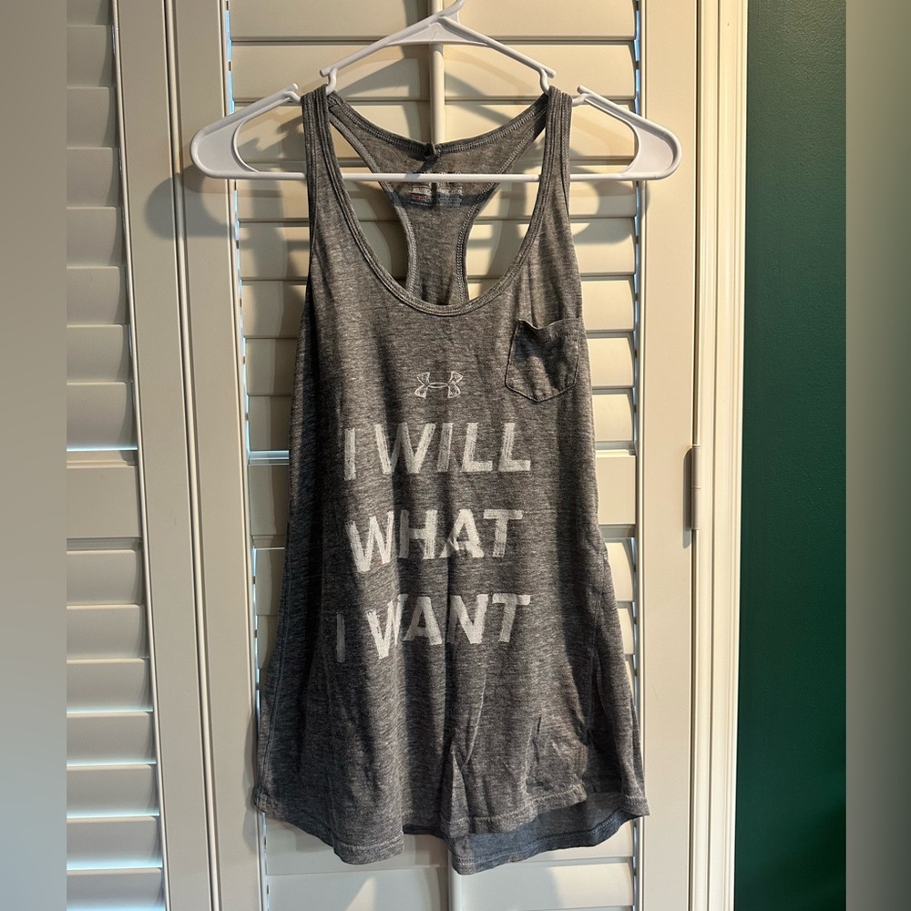 Under Armour Heather Gray Sports Bra